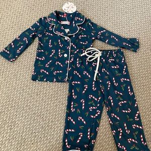 NWT SweetHoney Cozy Candy Cane Cutie PJs - 18M